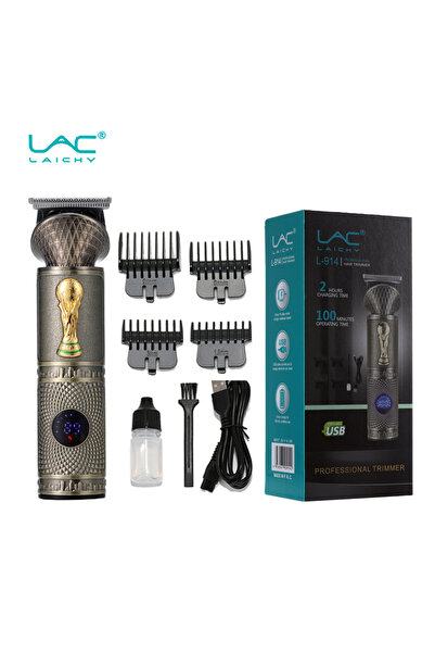 Generic Brand Luxury Embossed Metal Travel Hair Trimmer Set, Long Standby Pro...