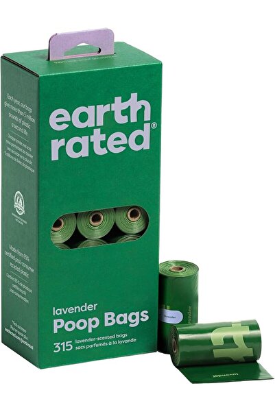 Earth Rated أكياس لفضلات الكلاب مضمونة ضد التسرب، بدون رائحة، 315 كيس |   مضم...