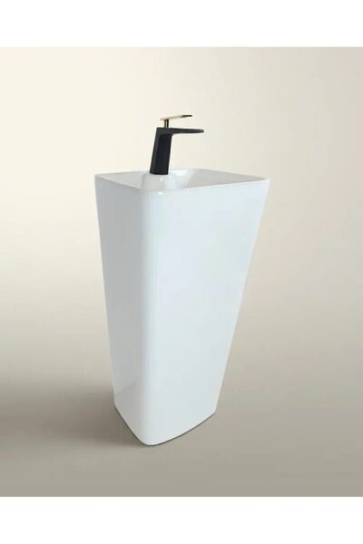 Pure Concept Pearl Beyaz Monoblok Lavabo