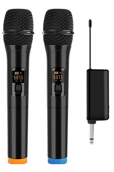 Gennext Wireless Microphone, UHF Dual Portable Handheld Dynamic Karaoke Mic w...