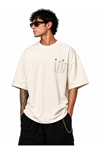 Premium Kalite Oversize Grafik Baskılı Streetwear Unisex Tişört %100 Pamuk 240 GSM Siyah | Formation
