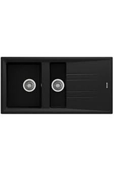 Teka 1,5 GÖZLÜ GRANİT EVYE METALİK SİYAH 100X50
