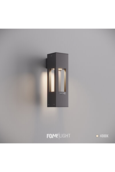 FoneLight Aplica perete Luxera, LED 7W, antracit, 10x14x35cm