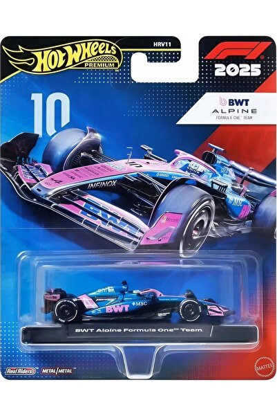 HOT WHEELS سيارة سباق فورمولا 1 فاخرة طراز Bwt Alpine 2025 One Team JKD82
