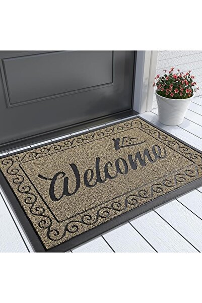 Yimobra Welcome Front Door Mat, Heavy Duty Easy Clean Doormat Indoor Outdoor,...