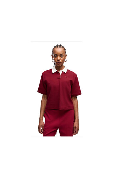 Puma Дамска ежедневна поло тениска CLASS POLO TEE 69401423 Червена