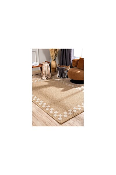 Vivense FİBRA NATURAL KREM DOĞAL DOKULU HALI A0705A, 50X80
