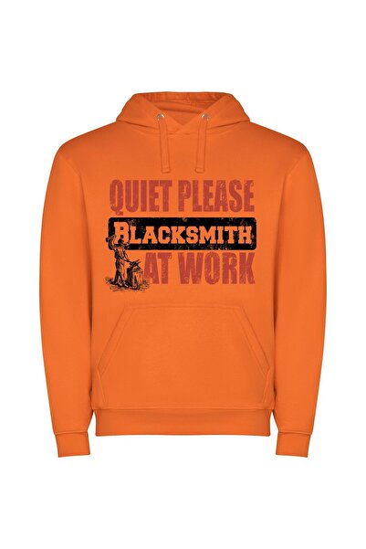 iLovePrints Inspired Blacksmith: Product Design Φούτερ με κουκούλα σε χρώμα Π...
