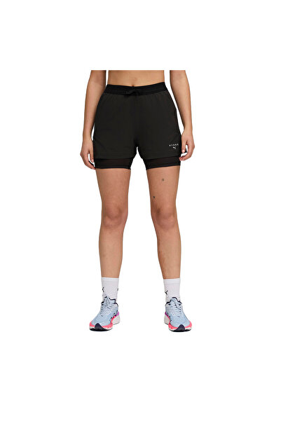 Puma x Hyrox Dryelite 2in1 Kadın Siyah Antrenman Şort 52857701