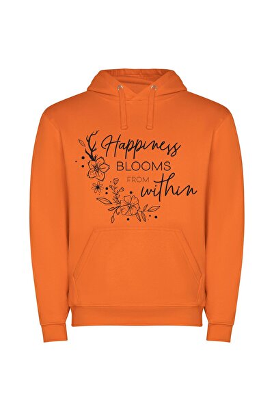 iLovePrints Blooming Happiness: Ethereal Expressions Φούτερ με κουκούλα σε χρ...