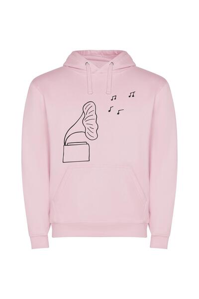 iLovePrints Melody Extravaganza Φούτερ με κουκούλα σε χρώμα Ροζ