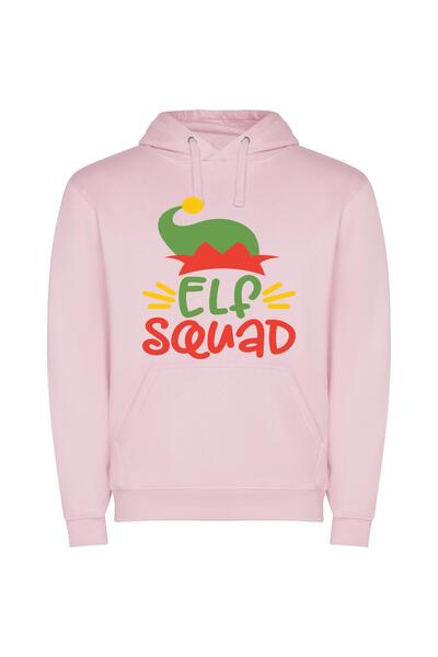 iLovePrints Enchanting Elf Hat Φούτερ με κουκούλα σε χρώμα Ροζ