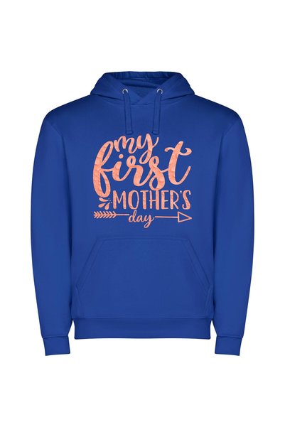 iLovePrints Matriarchal Love: Wytsman's Tribute Φούτερ με κουκούλα σε χρώμα Μπλε