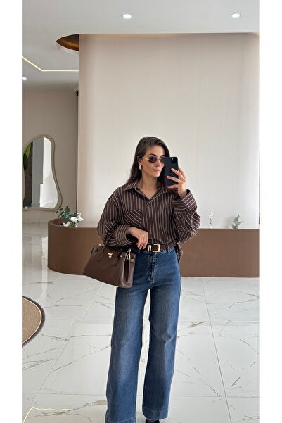 Flow KADIN YÜKSEK BEL JAKARLI BOL PAÇA JEAN