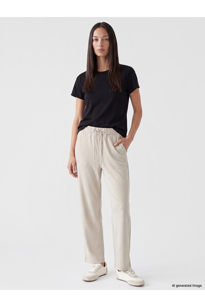 LC Waikiki Gray Soft Touch Women's Sweatpants