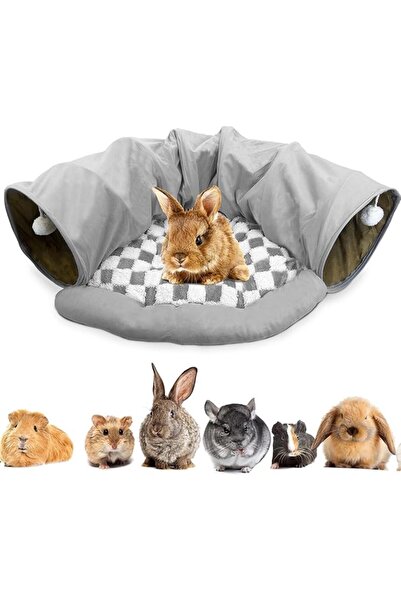 EXCEFORE Straight Cat Tunnels for Indoor, Cat Play Tunnel, Collapsible Cats P...
