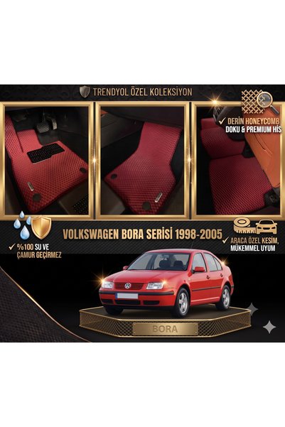 8D OTO PASPASI VOLKSWAGEN VW BORA SERİSİ 1998 - 2005 PREMİUM ARACA ÖZEL EVA P...