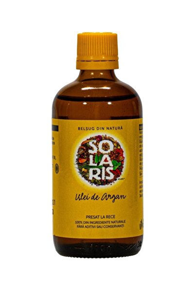 SOLARIS Ulei din seminte de argan presat la rece, 100ml