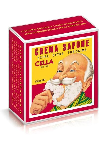 Cella Milano Crema Sapone Extra Extra Purissima Profesyonel Tıraş Sabunu 1000...