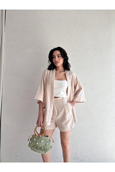 Mooi Butik Zi̇vanka Set 9980 - Pink