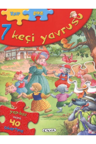 Çiçek Yayıncılık 7 حكايات مع ملصقات على شكل حضاضات ماعز 1