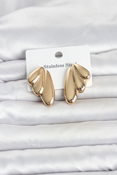 DMR Elegance 316L Steel Gold Color Vintage Women's Earrings