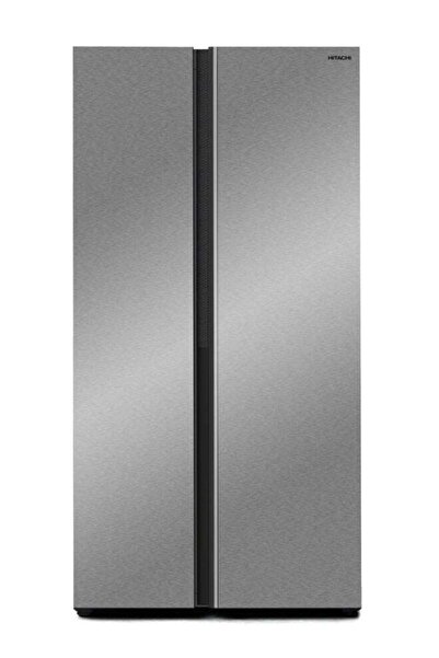Hitachi Side By Side Refrigerator, 14.5 Cu.ft, Freezer 8.7 Cu.ft, Mettal Inox...