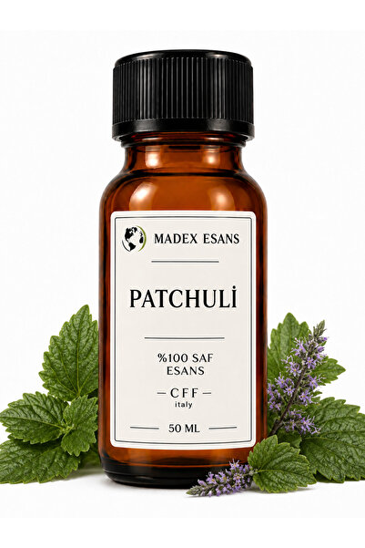 MADEX ESANS PATCHULİ ESANSI ODA-MUM-PARFÜM ALT NOTASI KULLANIMINA UYGUNDUR 50...