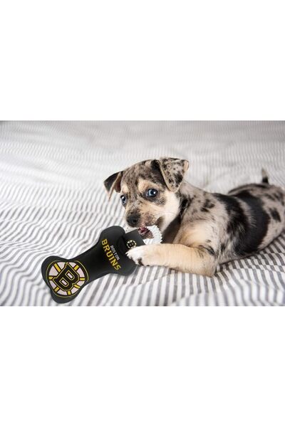 Pets First لعبة مطاطية للكلاب متينة مع حبل سحب قوي للكلاب. كرة هوكي الجليد لف...