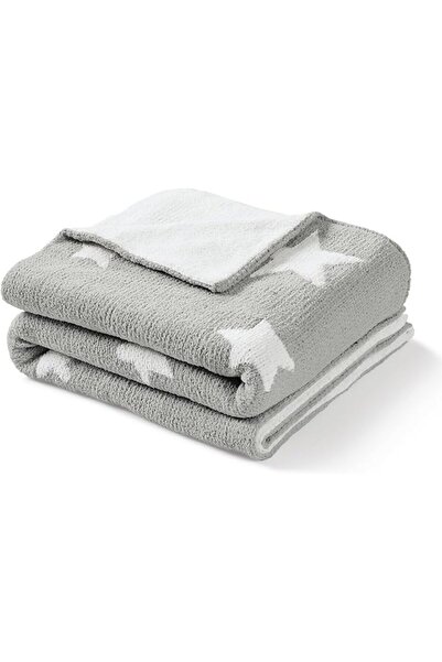 CREVENT 76X102CM Cute Plush Cozy and Warm Fleece Baby Blanket for Girls Infan...