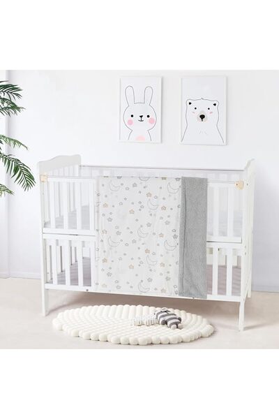 CREVENT 76X102CM Cute Plush Cozy and Warm Fleece Baby Blanket for Girls Infan...