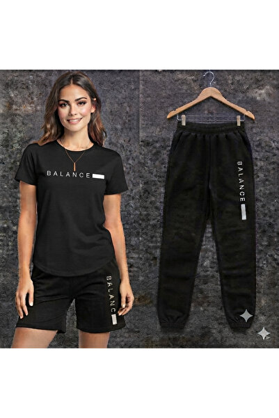 CLOTHES33 T-Shirt, Sweatpants, Shorts 3-Piece Combination Thin Summer Sweat-A...
