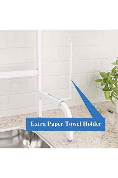 SAYZH Over The Sink Dish Drying Rack, 2 Tier Dish Drying Rack Adjustable (25....