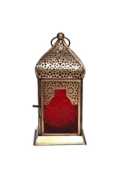 Generic Handmade Decorative Candle Holder Vintage Lantern| Red | Living Room,...