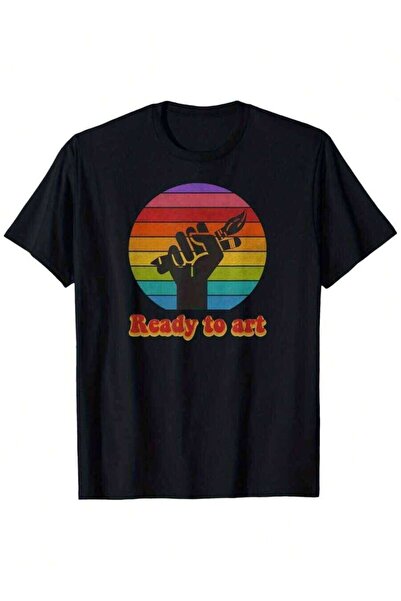 kai22 Retro Art Teacher Empowerment Loose Style New Unisex Short-Sleeved T-Sh...