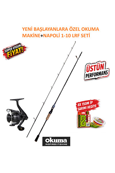 Okuma Revenger A RV-C2000A Olta Makinesi+NAPOLİ 1-10 GR 240 CM LRF SETİ