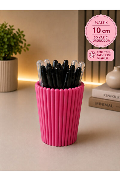 Filkorium3D Wave Formed Makeup Brush Stand - Wavy Pen Holder - Desktop Organi...