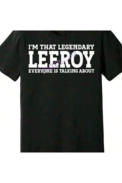 4CR Personal First Name Leeroy Premium 1494967 Funny Men's Short Sleeve Graph...