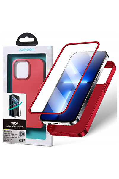 Joyroom Husă integrală pentru iPhone 13 cu protecție din sticlă securizată Jr...