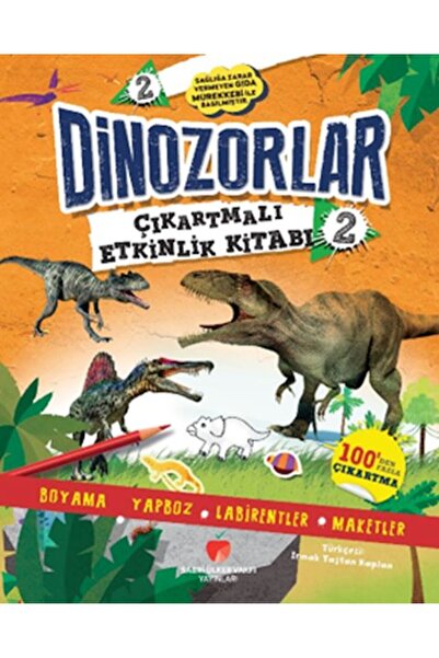 Sabri Ülker Vakfı Yayınları كتاب أنشطة الديناصورات مع الملصقات 2