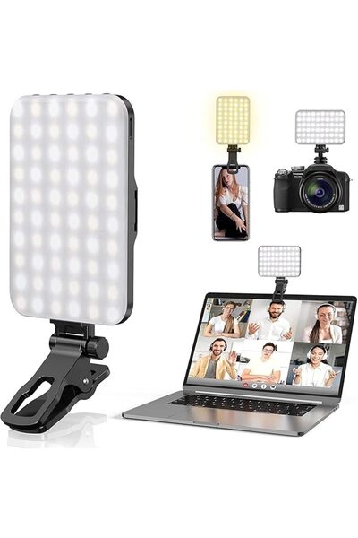 GENERAL أضواء سيلفي LED، إضاءة محمولة LED مع 3 أوضاع إضاءة و10 مستويات سطوع، ...