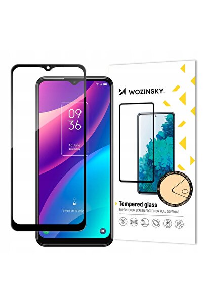 WOZINSKY Sticlă securizată cu adeziv integral pentru TCL 30 SE, compatibilă c...