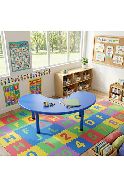 concent طاولة اطفال نصف دائرة