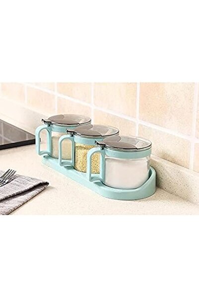 GENERAL Spice jars with label Glass Condiment Jars Set Of 2/3, for Kitchen Ho...