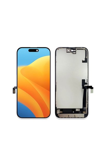 JK Οθόνη Και Μηχανισμός Αφής Soft Oled 120HZ Για iPhone 16 Plus Μαύρο OEM