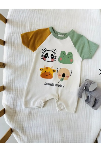 mandalinsbaby بدلة أطفال ملونة فاخرة للأولاد من أنيمالز