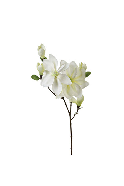 Atmosphera Ramură artificială de magnolie - Albă, H.83 cm