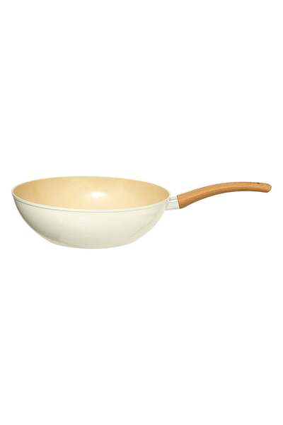 FİVE Wok din aluminiu forjat, bej, 28cm - Harmony