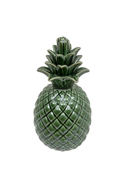 Atmosphera Ananas decorativ - Ceramic, Verde, H.20 cm