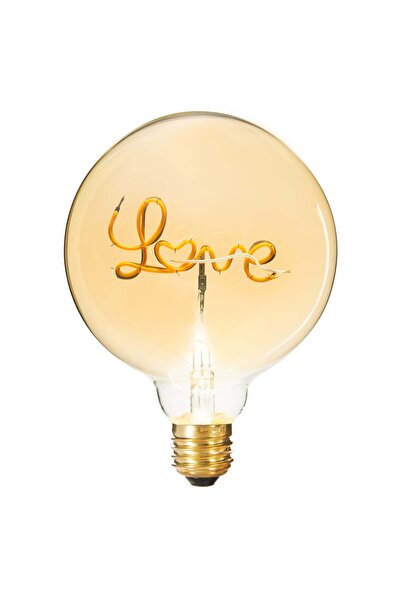 Atmosphera Bec LED  "Love " - Amber Love, D.13 cm, E27